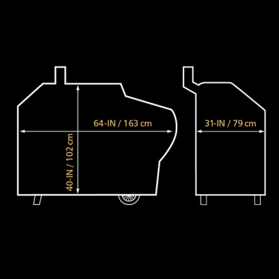 Чехол для баррельного гриля Broil King Offset 500 Чехол для баррельного гриля Broil King Offset 500