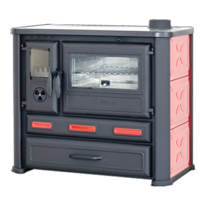 Варочная печь Tim Sistem Alma Mons L красная Варочная печь Tim Sistem Alma Mons L красная