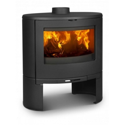 Печь-камин Dovre BOW, дровяная овальная, с округленным стеклом Печь-камин Dovre BOW, дровяная овальная, с округленным стеклом