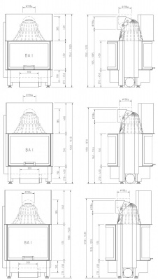 Каминная топка Schmid Ronda FD 6757 h (туннельная версия) Каминная топка Schmid Ronda FD 6757 h (туннельная версия)