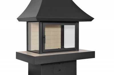 Стальной камин Fireline Onix