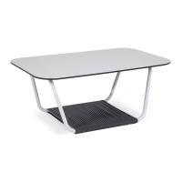 Журнальный стол 4SIS Глория 90х60, цвет молочный