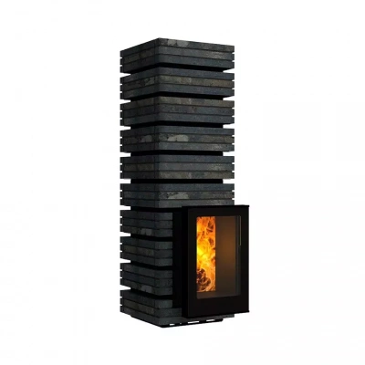 Дровяная банная печь Grill'D Shaman Long (3 каменки)