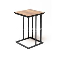 Интерьерный стол 4SIS Тулон 40х40х60 Цвет: дуб, черный