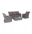 Комплект садовой мебели 4SIS Гляссе Цвет: графит
