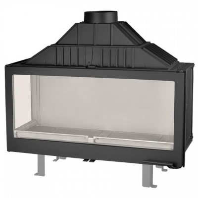 Каминная топка Liseo Castiron LCI 11 GFL, стекло слева