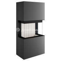 Камин Spartherm Saphir, титан, светлый шамот