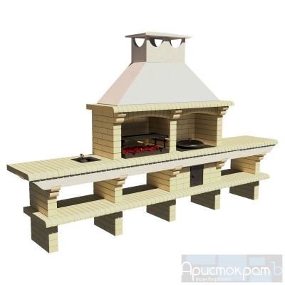 Кирпичное барбекю АРИСТОКРАТЪ 736 Кирпичное барбекю АРИСТОКРАТЪ 736