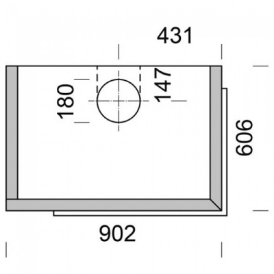 Камин NunnaUuni Deko 5 RW, пристенный правый