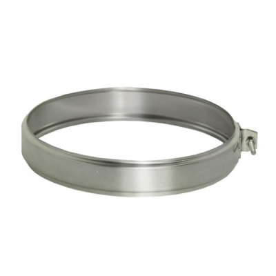 Хомут соединительный Дымок 0.5 мм с изоляцией, d=160 мм