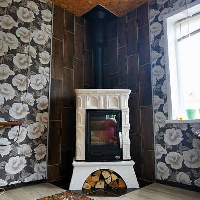 Изразцовая печь ABX Britania Белая