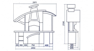 Печь барбекю ДОБРАЯ Печь барбекю ДОБРАЯ