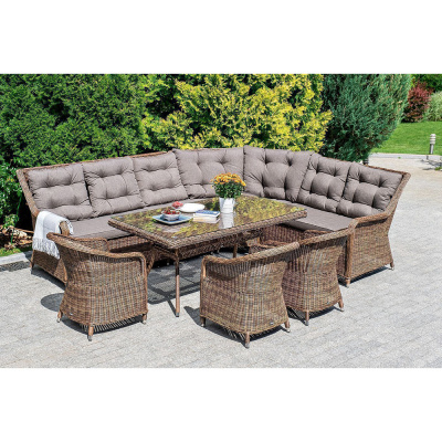 Обеденная группа 4SIS Базелла Цвет: коричневый