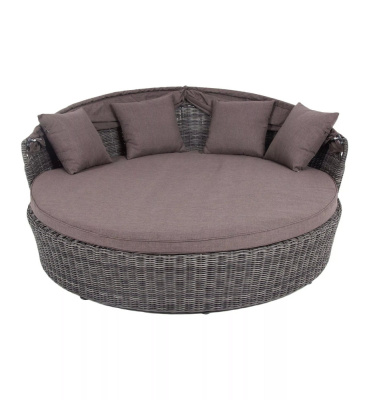 Круглый шезлонг 4SIS Стильяно Цвет: графит