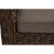 Диван 4SIS Капучино трехместный (гиацинт) Цвет: коричневый