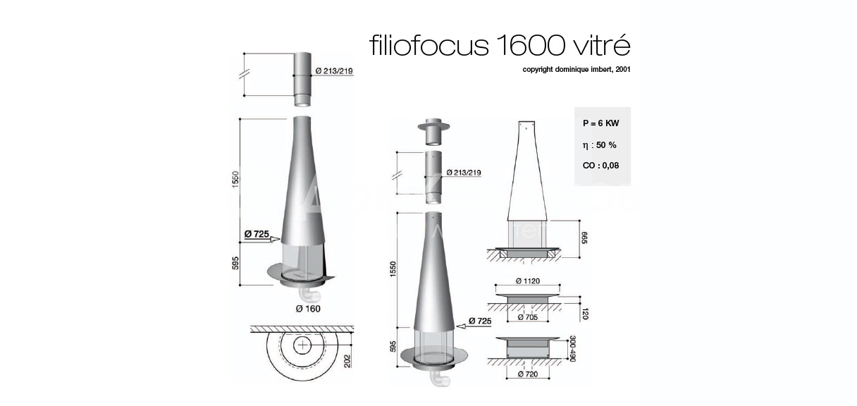 Центральный Камин FILIOFOCUS 1600 Центральный Камин FILIOFOCUS 1600