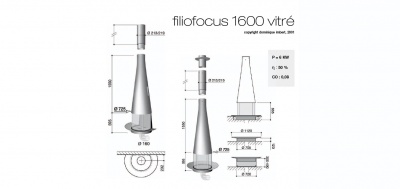 Центральный Камин FILIOFOCUS 1600 Центральный Камин FILIOFOCUS 1600