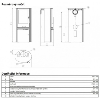 Печь-камин ABX Reno panorama (черная сталь)