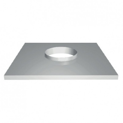 Фланец с изоляцией Вулкан 800х800 на трубу V50R D200/300, нерж