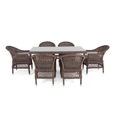 Обеденная группа 4SIS Амароне на 6 персоны Цвет: коричневый