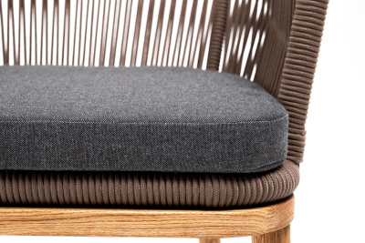 Стул из роупа 4SIS Марсель Цвет: дуб, коричневый, темно-серый Стул из роупа 4SIS Марсель Цвет: дуб, коричневый, темно-серый