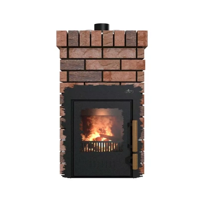 Дровяная банная печь Grill'D Violet Retro Short (Камень 20 кг)