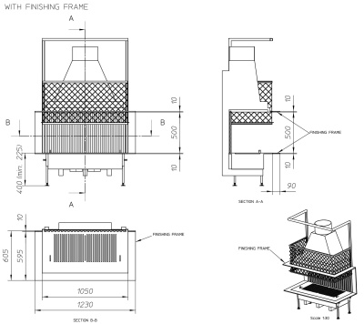 Топка Metalfire Universal MF 1050-50 W 3S