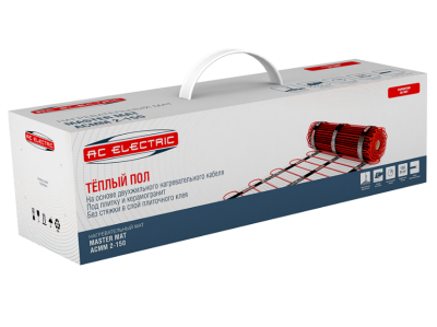 Мат нагревательный AC ELECTRIC ACMM 2-150-8 (комплект теплого пола) Мат нагревательный AC ELECTRIC ACMM 2-150-8 (комплект теплого пола)