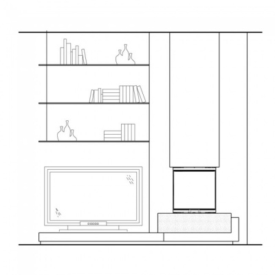 Каминная облицовка Palazzetti Brighton