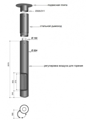 Центральный камин Slimfocus Центральный камин Slimfocus