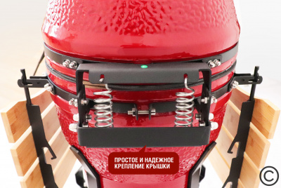 Керамический гриль Start Grill-18 PRO SE (45 см.), красный Керамический гриль Start Grill-18 PRO SE (45 см.), красный