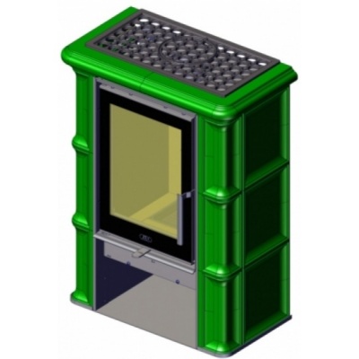 Печь-камин ABX SICILIE (зеленая трава) Печь-камин ABX SICILIE (зеленая трава)