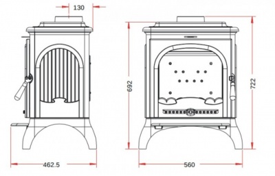 ПЕЧЬ-КАМИН Invicta SEVILLE антрацит NEW ПЕЧЬ-КАМИН Invicta SEVILLE антрацит NEW