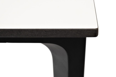 Стол обеденный 4SIS Малага 90 Цвет: черный, молочный