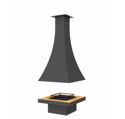 Островной камин Kavis