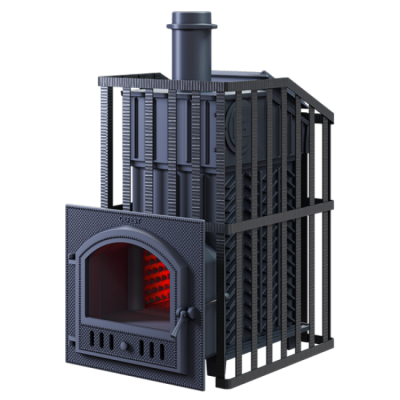 Печь для бани чугунная Гефест GFS-ЗК 45 Ураган (П)