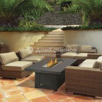 Квадратный газовый гриль из ротанга