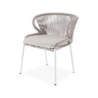 Стул 4SIS Милан из роупа Цвет: белый шагрень, бежевый, темно-серый