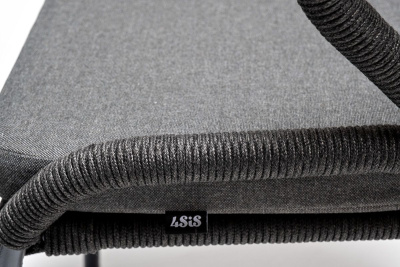 Обеденная группа 4SIS Венето 6-местная со стульями Милан Цвет: темно-серый, серый гранит