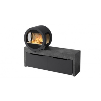 Печь-камин Nordpeis Me Bench с боковыми стеклами Печь-камин Nordpeis Me Bench с боковыми стеклами