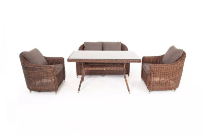 Обеденная группа 4SIS Кон Панна Цвет: коричневый Обеденная группа 4SIS Кон Панна Цвет: коричневый