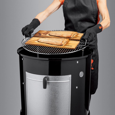 Угольный гриль - коптильня Weber Smokey Mountain Cooker, 47 см, черный