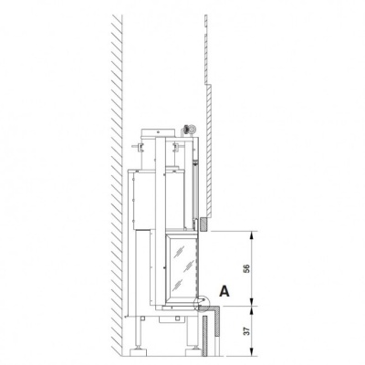 Каминная облицовка Palazzetti Saint Michel dx Каминная облицовка Palazzetti Saint Michel dx