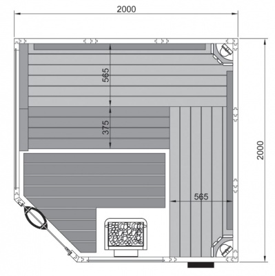 Сауна Элит Классика 8