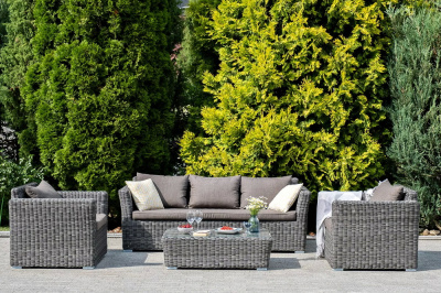 Комплект садовой мебели 4SIS Капучино Цвет: графит Комплект садовой мебели 4SIS Капучино Цвет: графит