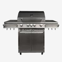 Газовый гриль B-Fire Kutuzov Premium 2 (2 столика + тележка 55 см.), нерж. сталь