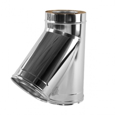 Тройник Вулкан V50R 45° D180/280, нерж 321/304