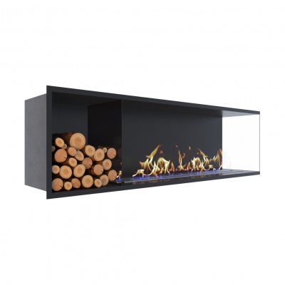 Угловой биокамин Firebox 1200 Wood