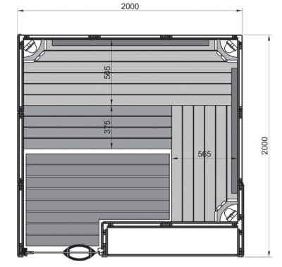Сауна Модерн 12