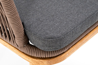 Стул из роупа 4SIS Марсель Цвет: дуб, коричневый, темно-серый Стул из роупа 4SIS Марсель Цвет: дуб, коричневый, темно-серый